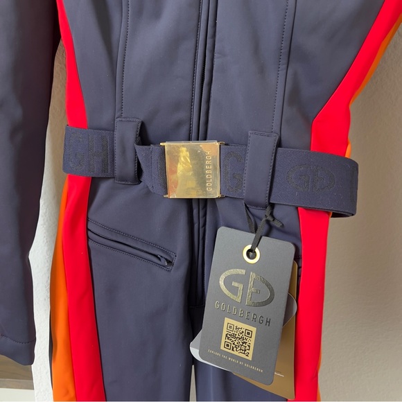 NWT GOLDBERGH Suvi Ski Suit in Navy Blue - Picture 5 of 8